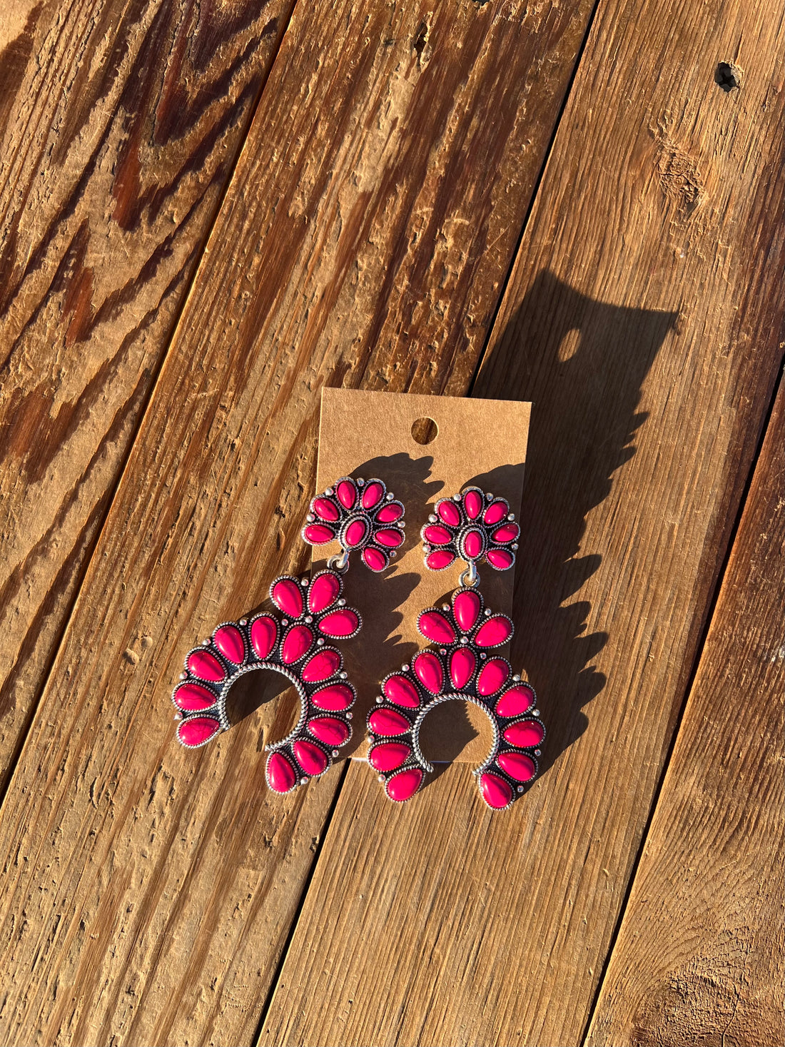 Delilah Fuchsia Earrings