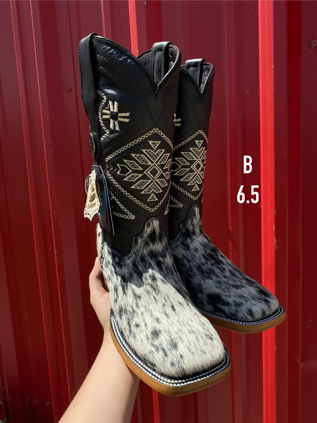Sophia Women’s Black Cowhide Boots