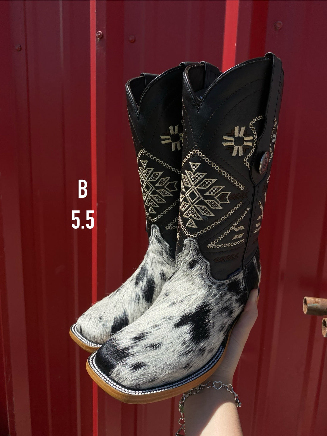 Sophia Women’s Black Cowhide Boots