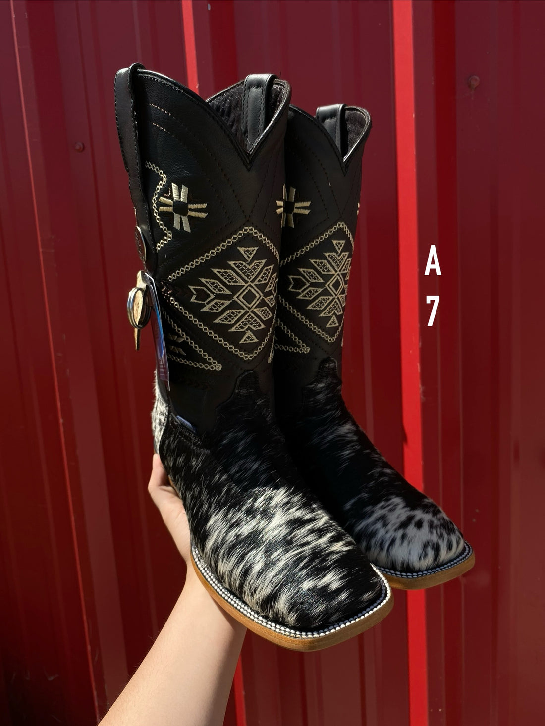 Sophia Women’s Black Cowhide Boots