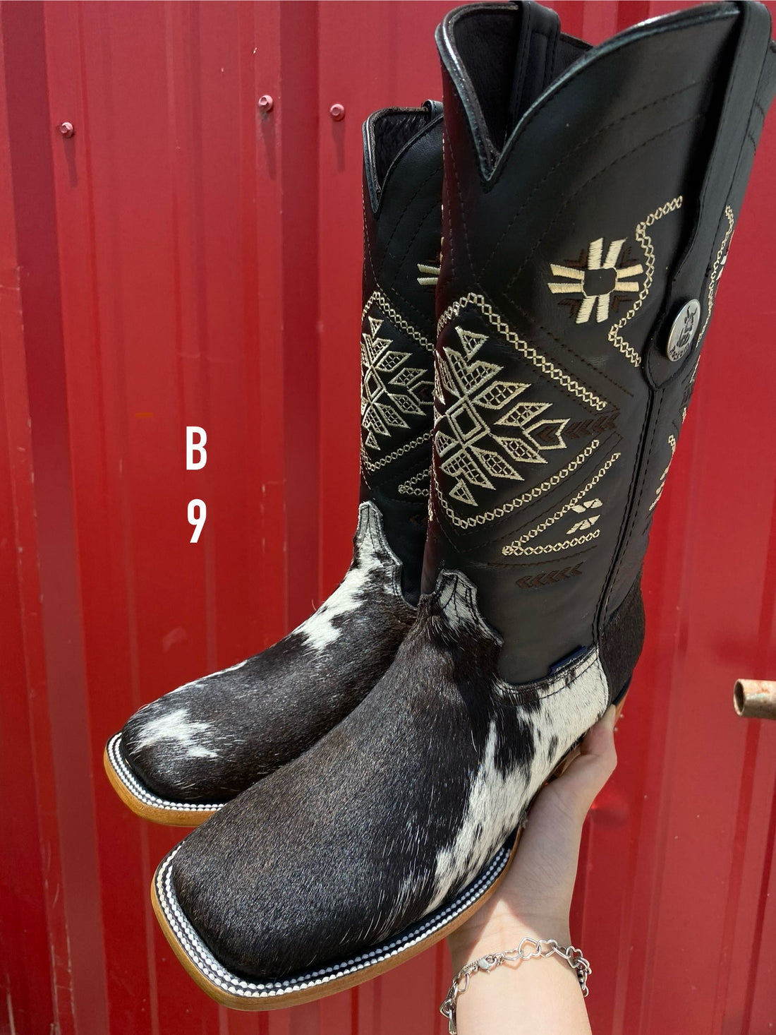 Sophia Women’s Black Cowhide Boots