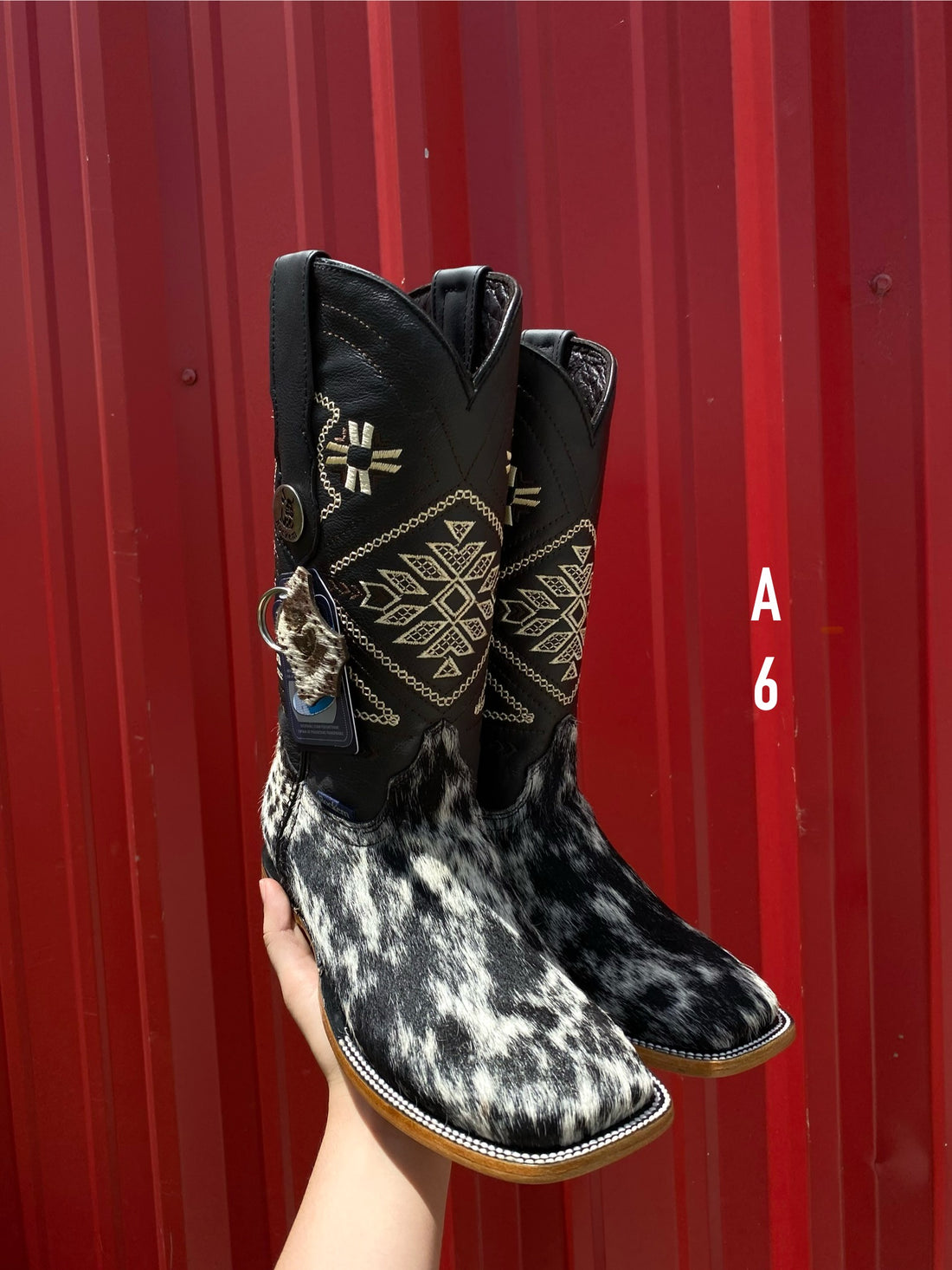 Sophia Women’s Black Cowhide Boots