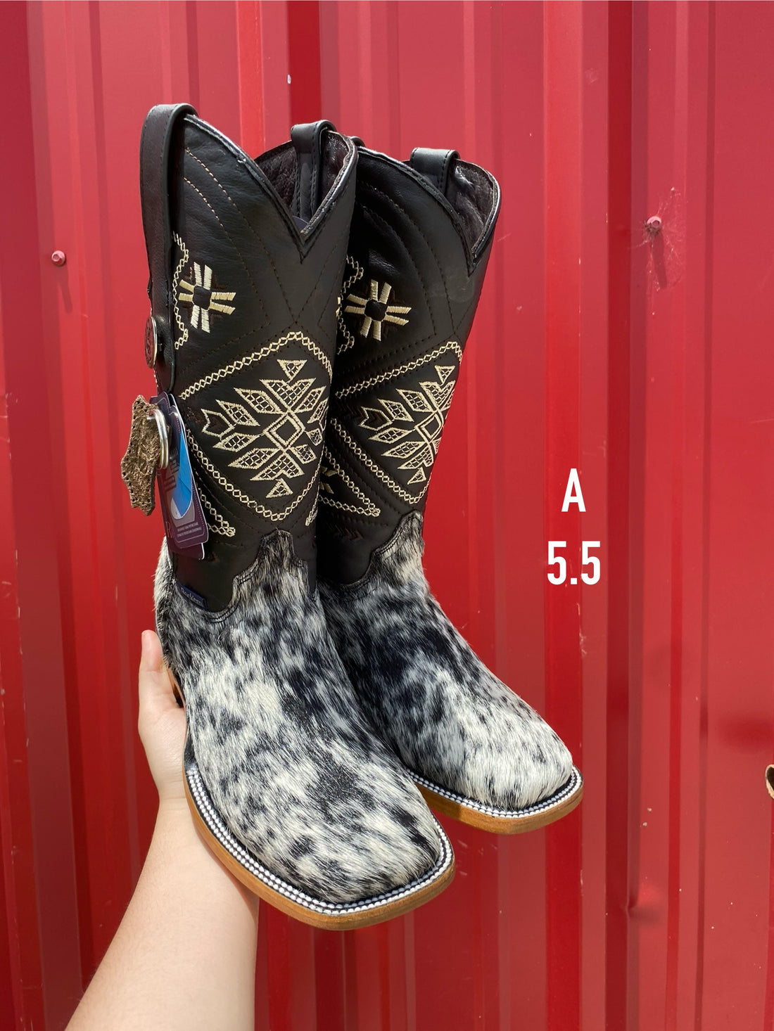 Sophia Women’s Black Cowhide Boots