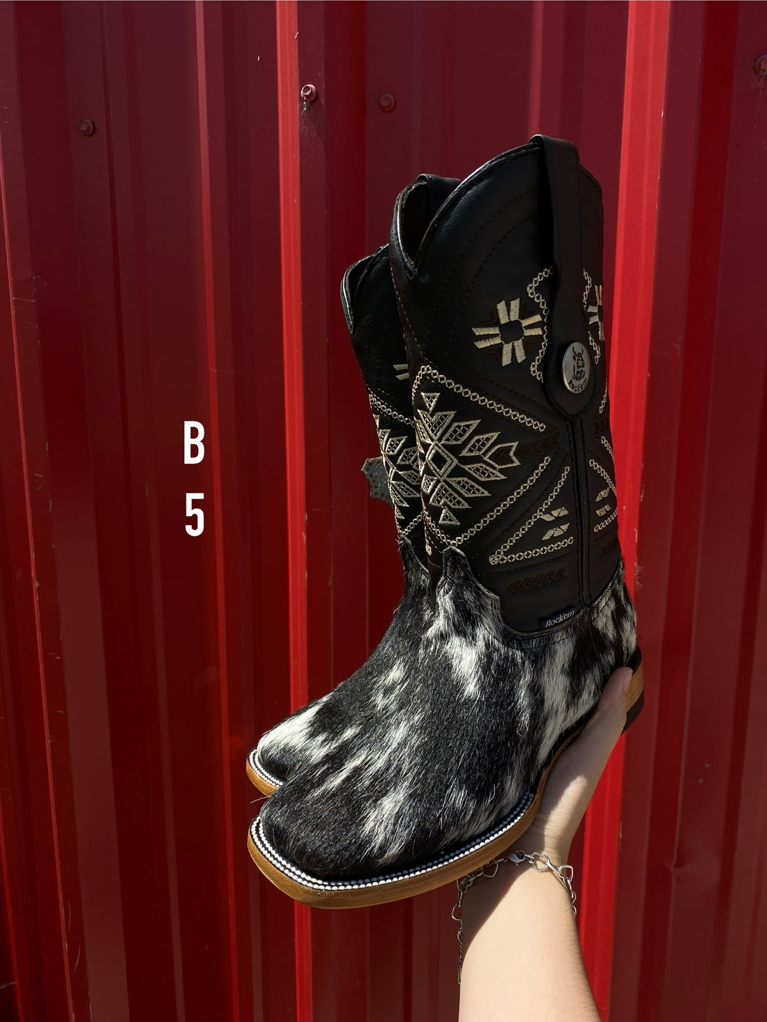 Sophia Women’s Black Cowhide Boots