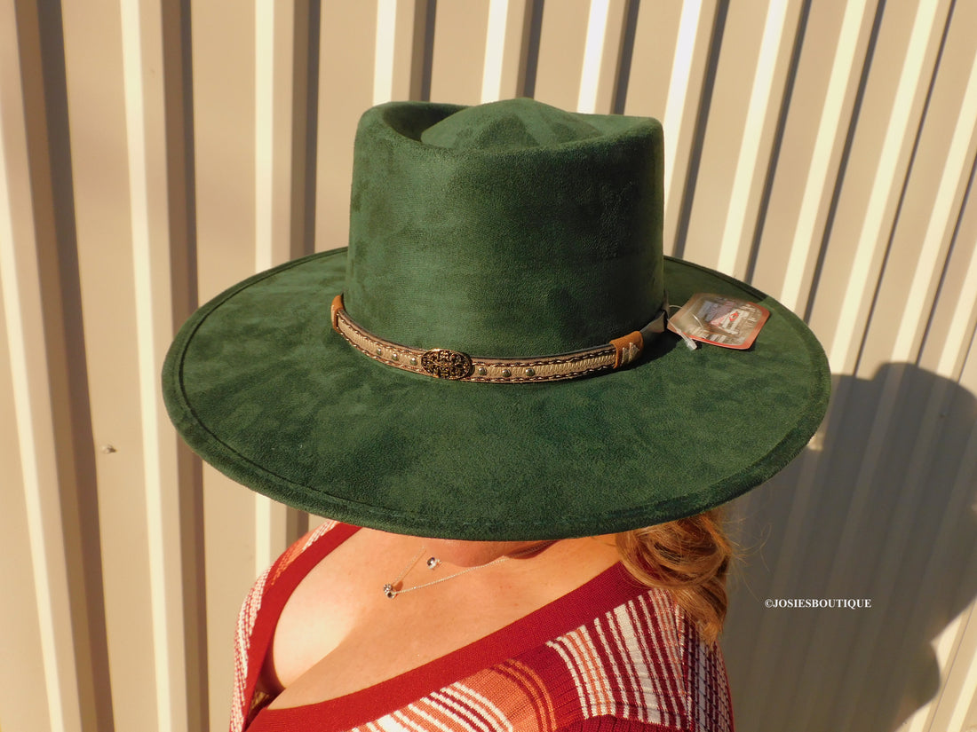 Gamuza Hat (Forest Green)