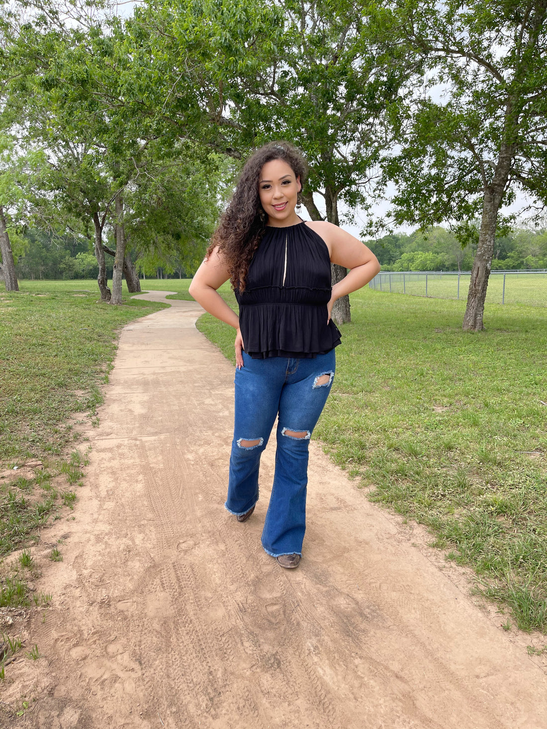 Erika Bell Bottom Jeans