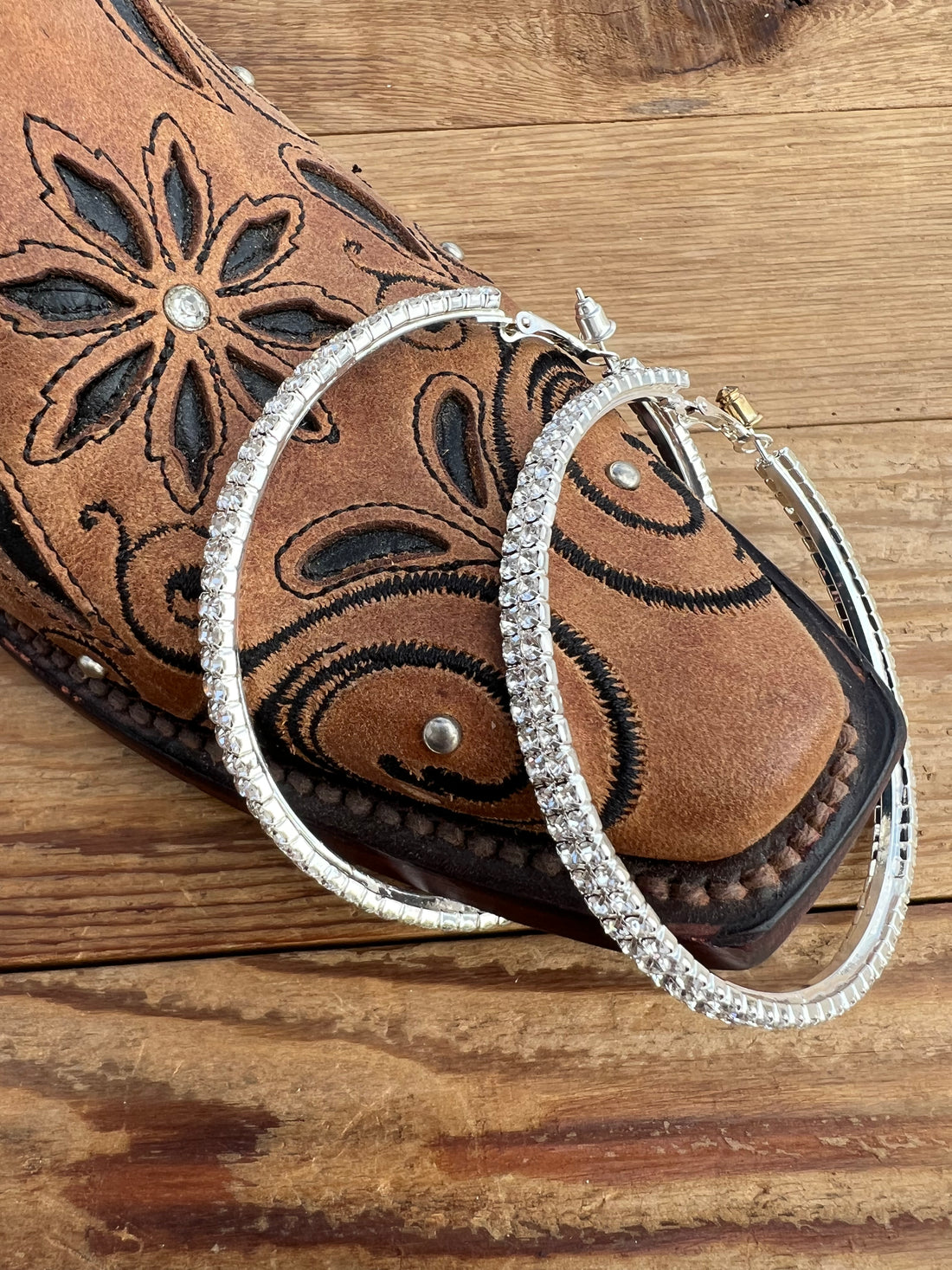 Mayeli Large Earrings - Silver