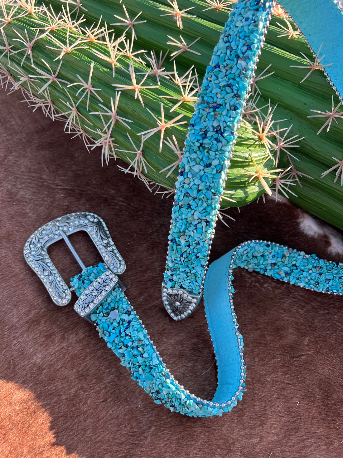 Krystal Turquoise Stone Belt