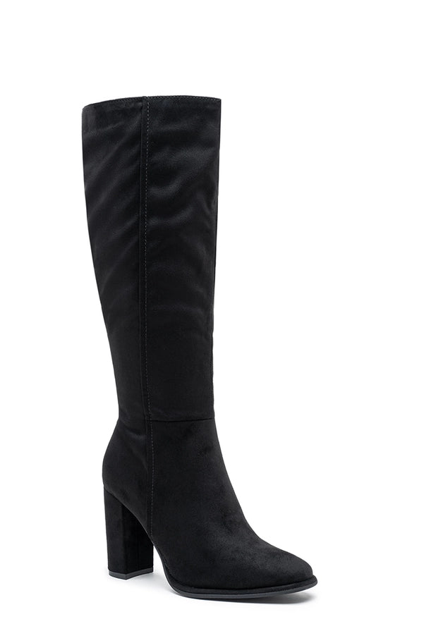 Dessie Suede Heel Boot