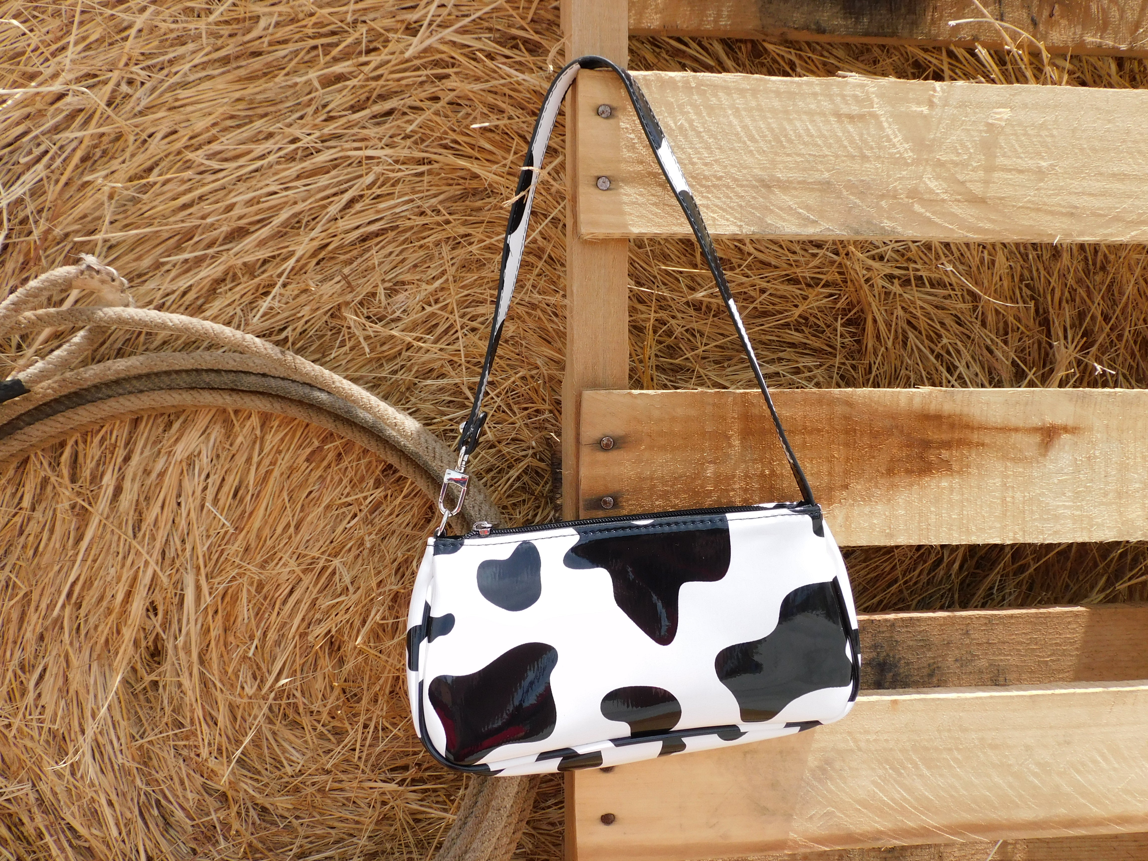 ZPAQI Women Cute Cow Print Purse Canvas Cell Phone Bag Sling Bag Crossbody  Bag - Walmart.com
