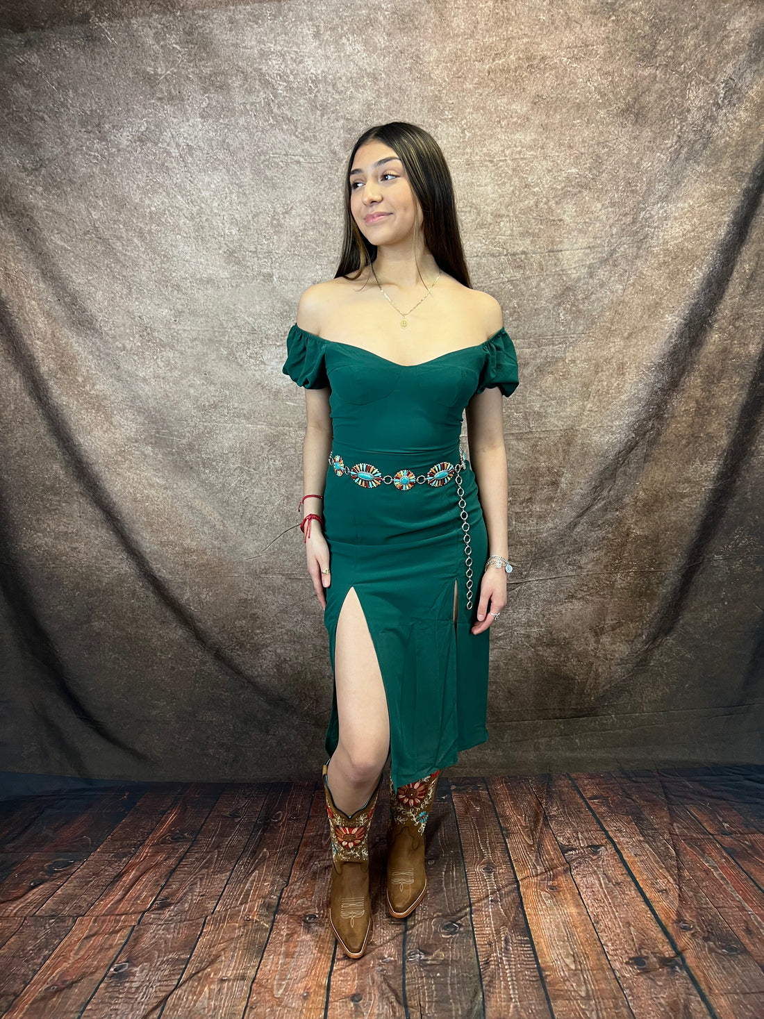 Simply Devine Emerald Dress