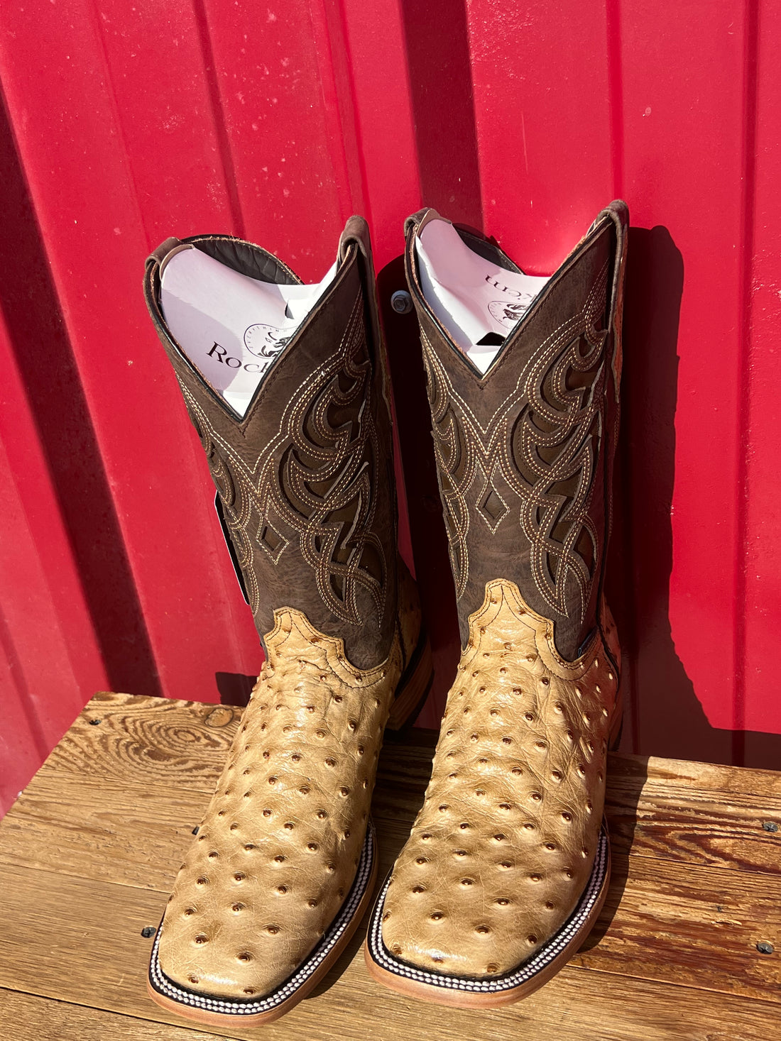 Ostrich boots sales